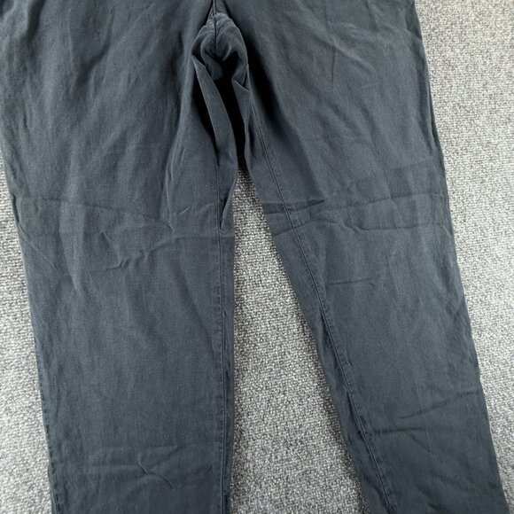 PT Torino Pants Women Cotton Linen Lyocell Blue Easy Fit 50 Adult ACTL 32X34 - Picture 4 of 16